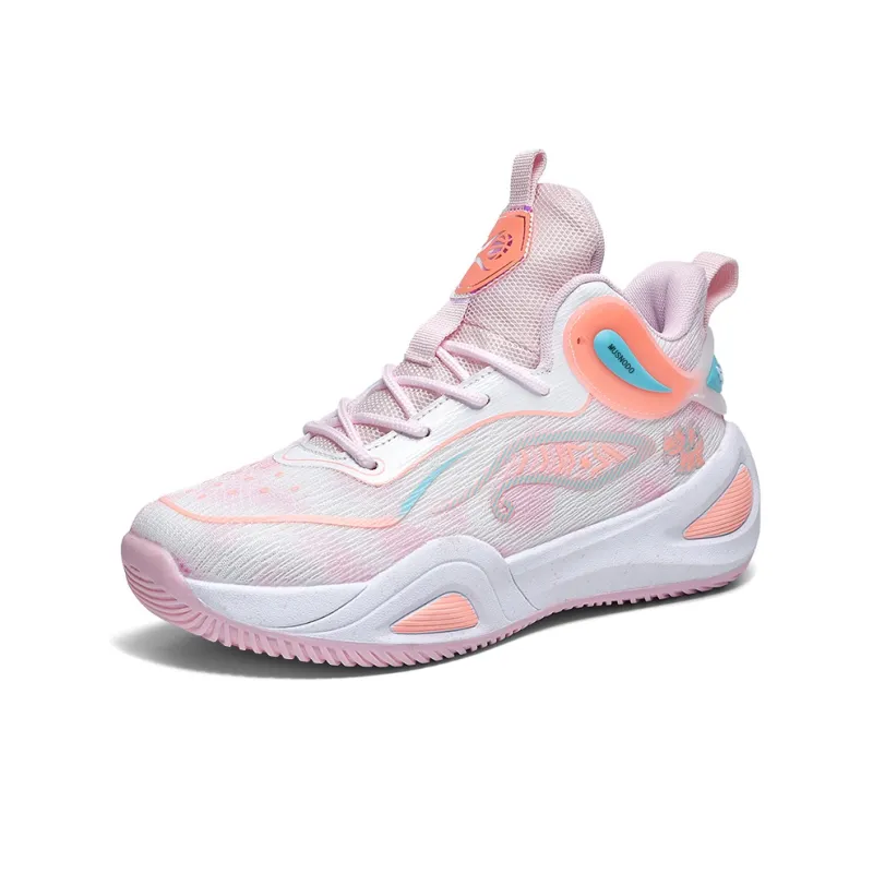 MUSNODO Shock Absorbers Slip Resistant, Abrasion Resistant, Breathable Mid Top Basketball Shoes Unisex-1