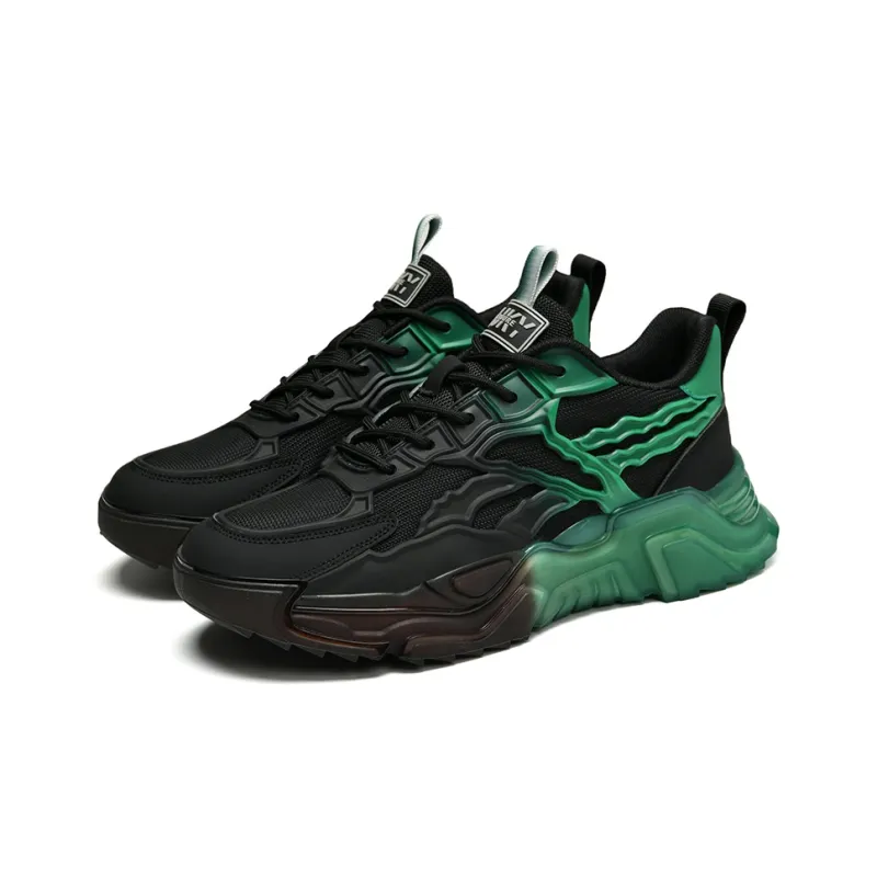 Abango Casual Shoes Men Low Top Blue/Green-6