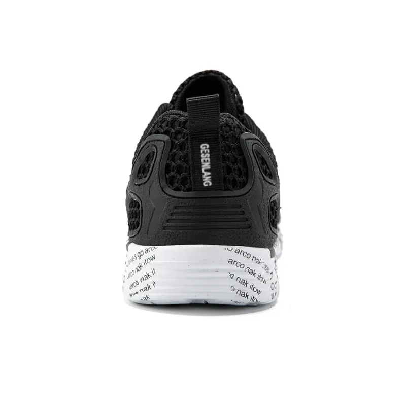 GESENLANG Slip Resistant, Breathable, Quick Dry River Trekking Shoes Men's Black-3