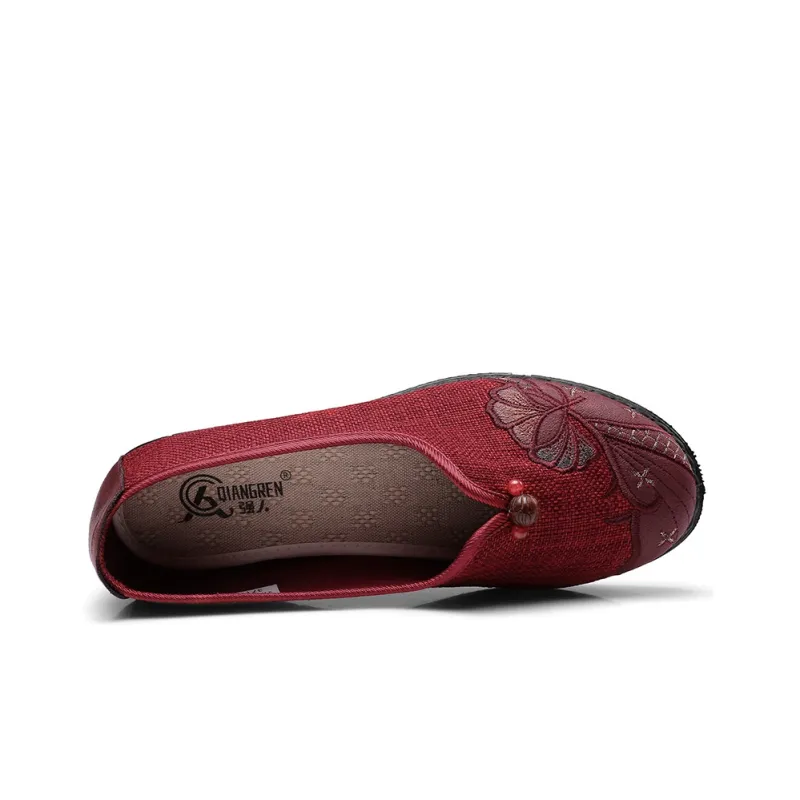 Strongman 3515 Women's Casual Shoes Black Red-8