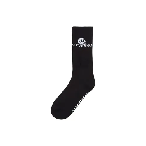 Converse Mid-Calf Socks Unisex Black
