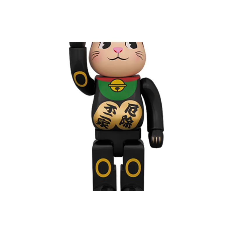 Bearbrick Maneki Neko Poko chan Black-2
