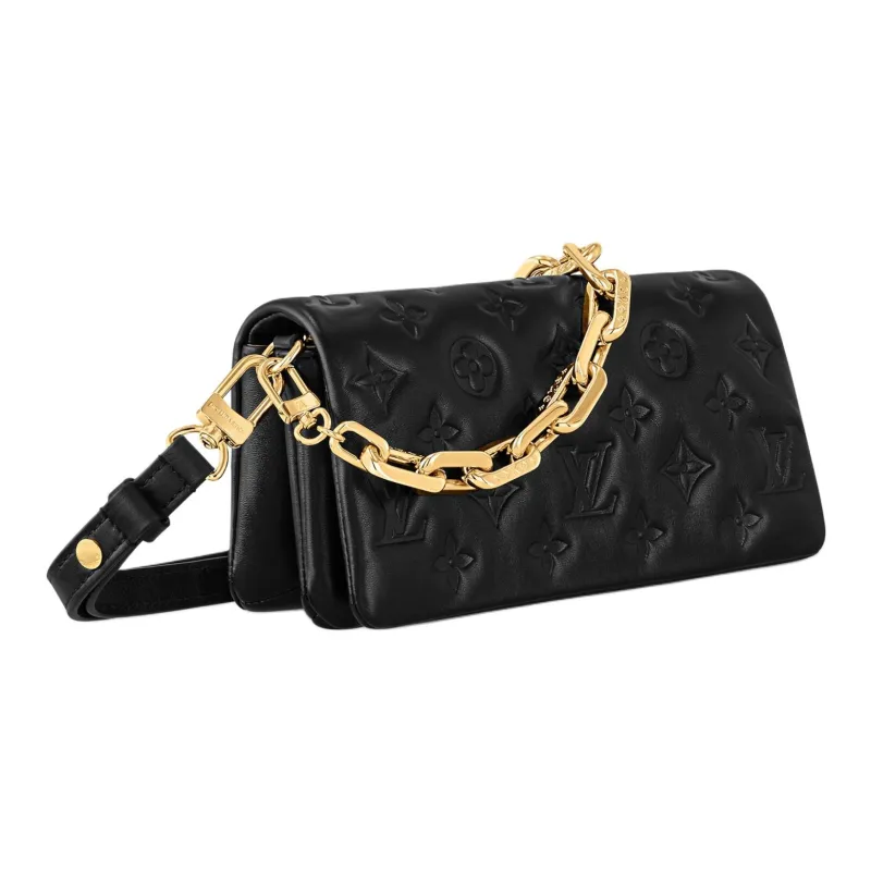 LOUIS VUITTON Pochette Coussin Black-1