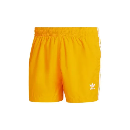 Adidas Originals 3-Stripes Swimming Shorts Men Orange