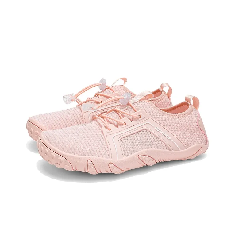 WARRIOR Casual Shoes Unisex Low Top Pink/Green/Neon Green/Black-2