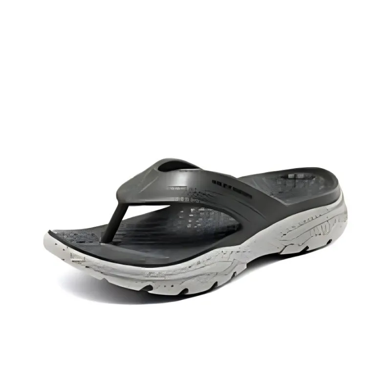 Skechers Quiet Flip Flops Men's Olive Green-2