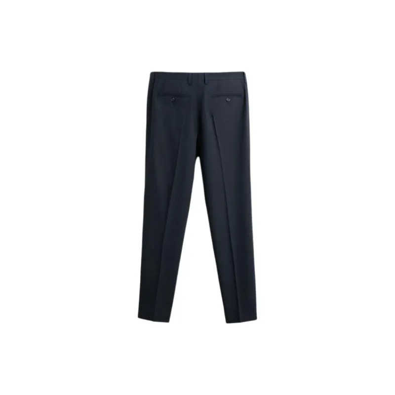 ZARA Suit Trouser Men's Marine Blue-1