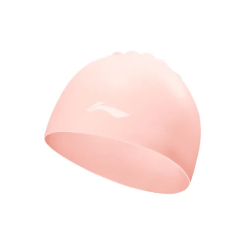 LiNing Swimming Caps Silicone Women's 22.5CM Pink