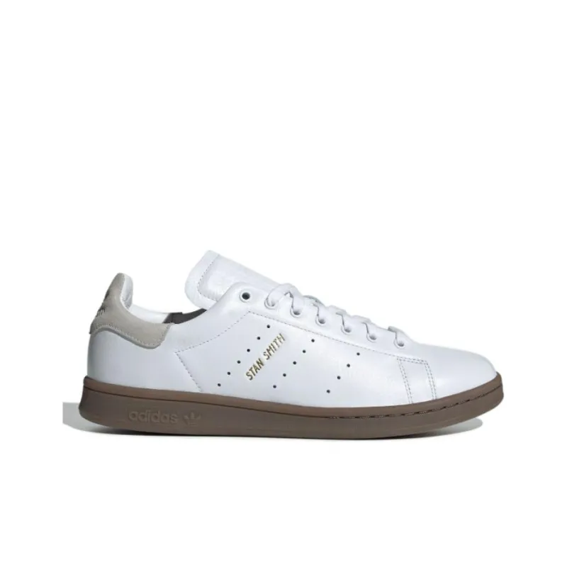 417 SLOBE x Adidas Originals STAN SMITH Durable Breathable Low Top Skateboard Shoes Men's White-1