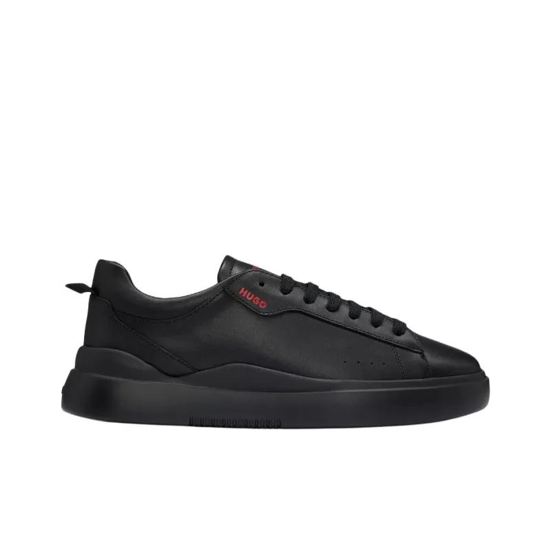 HUGO BOSS Low Top Skateboard Shoes Men's Black-1