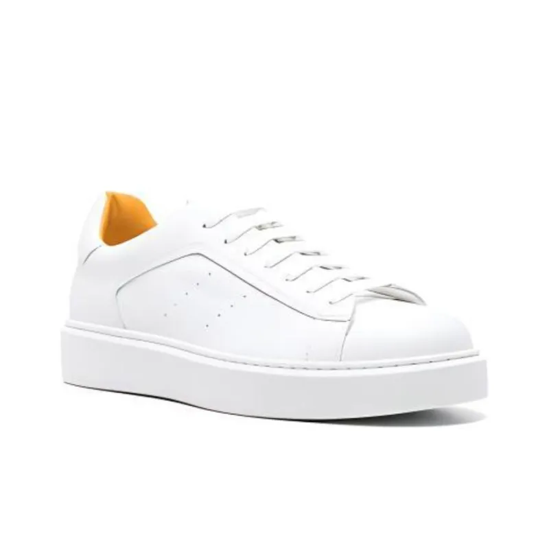 DOUCAL'S Flatform Leather Sneakers-2
