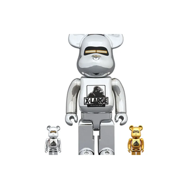Bearbrick X Xlarge X Hajime Sorayama Chrome-1