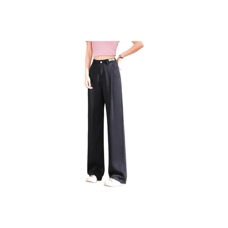 Weixi Spring Jeans Women's Black-5