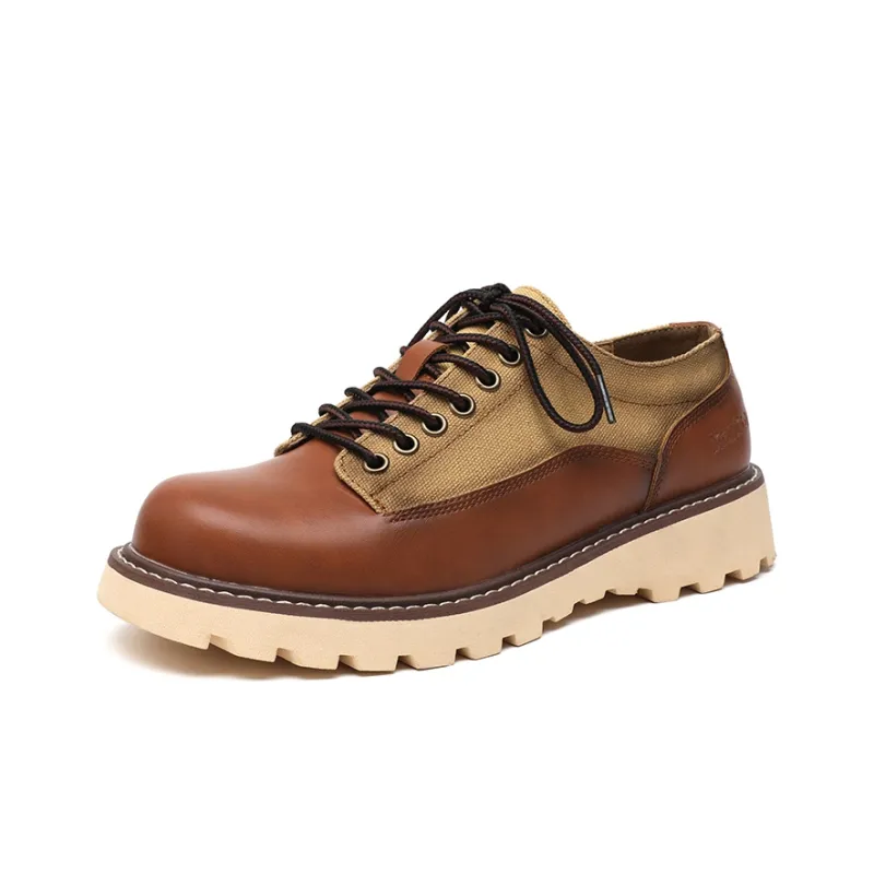 Beidouniao Dress Shoes Men's Brown-2