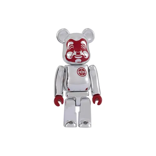 BE@RBRICK EVISU Black Hang Tag Box 100%