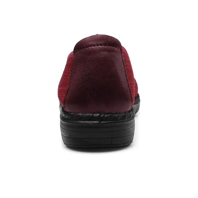 Strongman 3515 Women's Casual Shoes Black Red-7