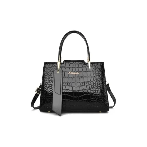 Weymond PU Handbag Regular Women's Black/Yellow/Blue/White