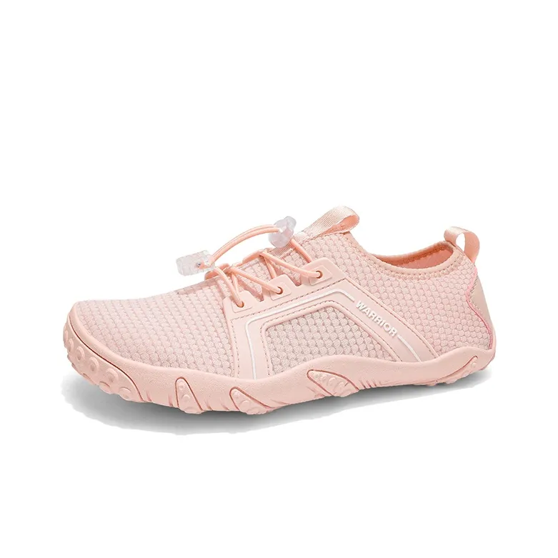 WARRIOR Casual Shoes Unisex Low Top Pink/Green/Neon Green/Black-1