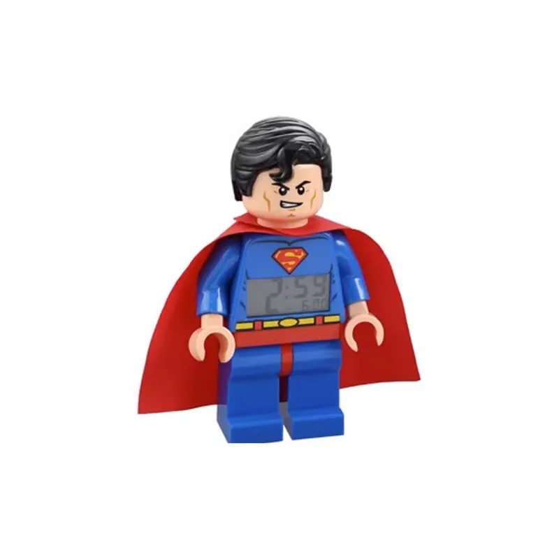 LEGO Superhero Collection Ninjago LEGO Alarm Clock Batman The Flash Superman Creative Alarm Clock IP Merch-8