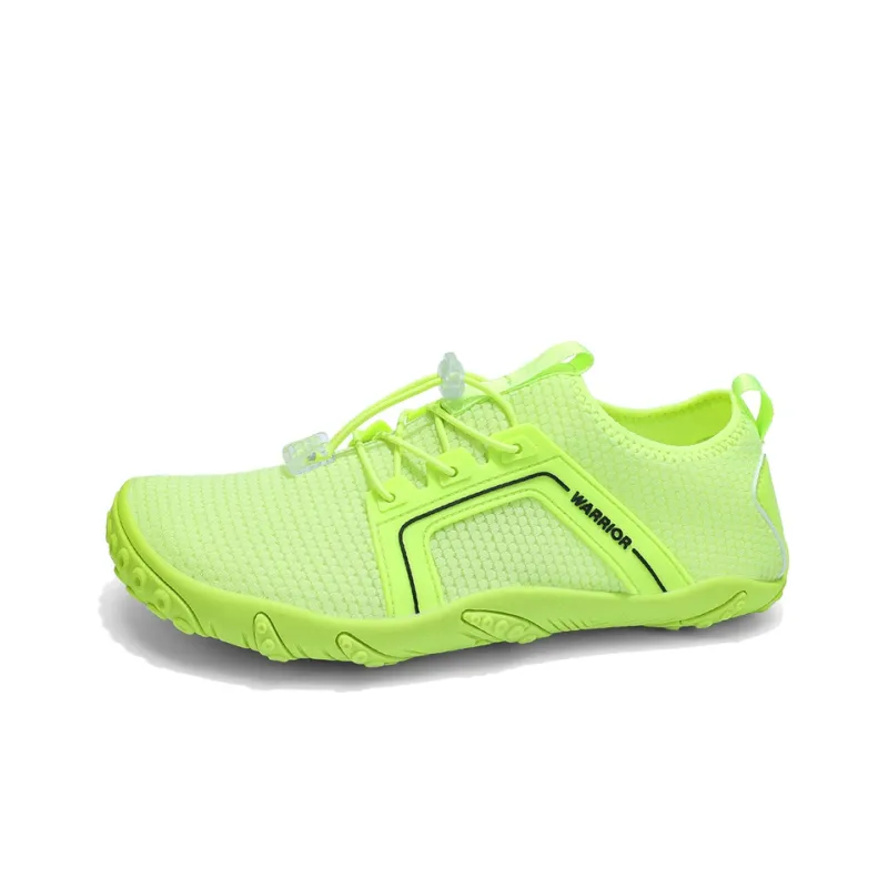 WARRIOR Casual Shoes Unisex Low Top Pink/Green/Neon Green/Black-17