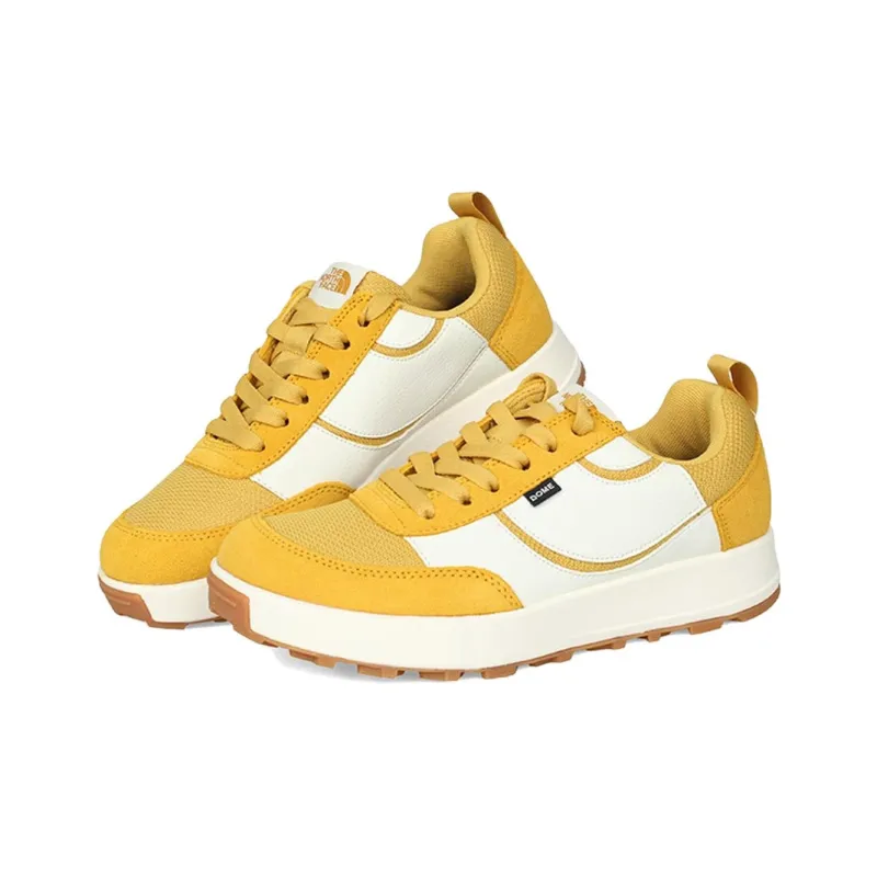 THE NORTH FACE Cushioning, Wear Resistant Low Top Casual Shoes Unisex Yellow White-2