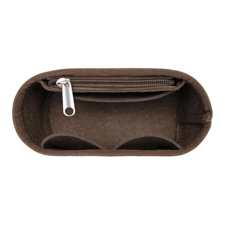 Tide Felt Bag Accessory Bag Insert Unisex Gray Black Coffee Ecru-6