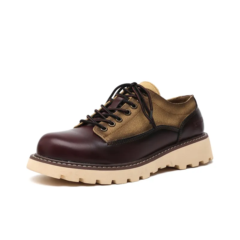 Beidouniao Dress Shoes Men's Brown-14