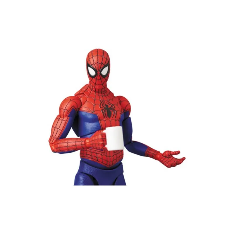 Medicom Toy Spider Man MAFEX Parallel Universe Peter Parker Scale Figures 16cm-3