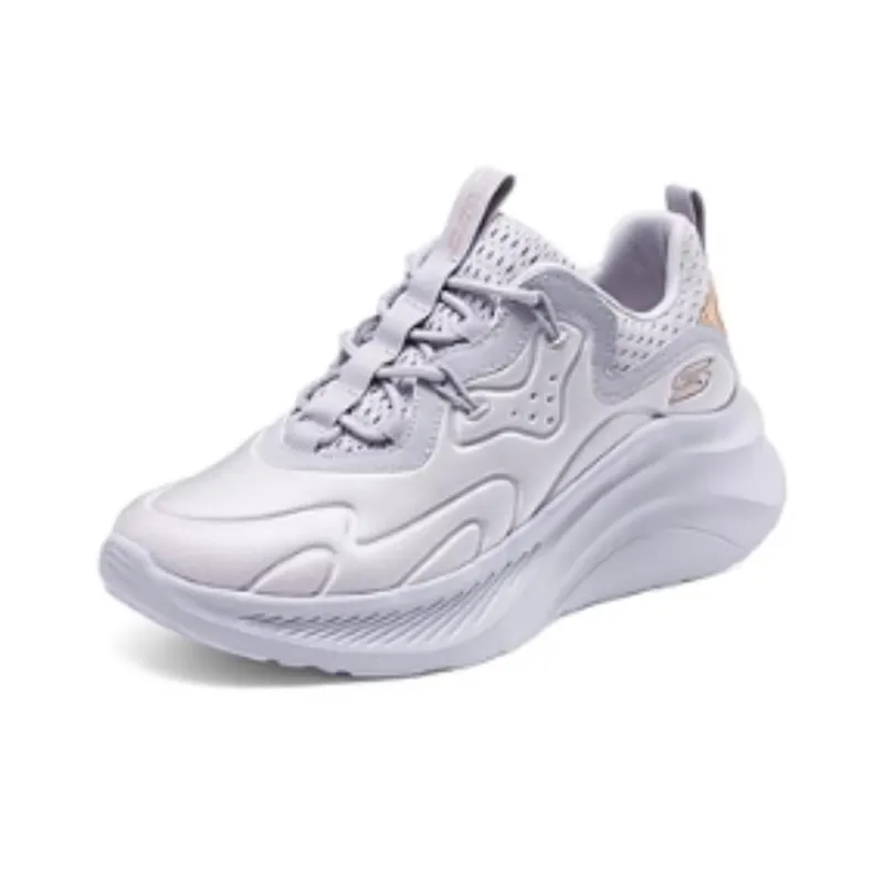 Skechers Breathable Low Top Running Shoes Women's Purple-3