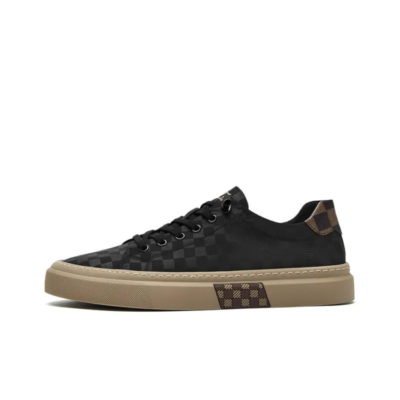 SEPTWOLVES Durable Breathable Lightweight Low-Top Canvas Shoes Men's-1