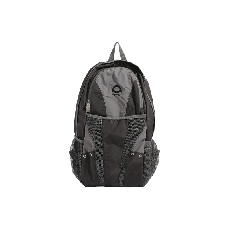 S.REPHEN Nylon Backpack Regular Unisex Gray/Black/Yellow-4