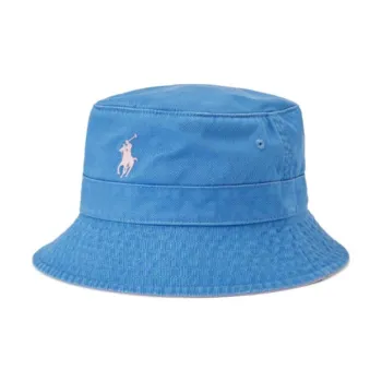Polo Ralph Lauren Cotton Bucket Hats Unisex Blue
