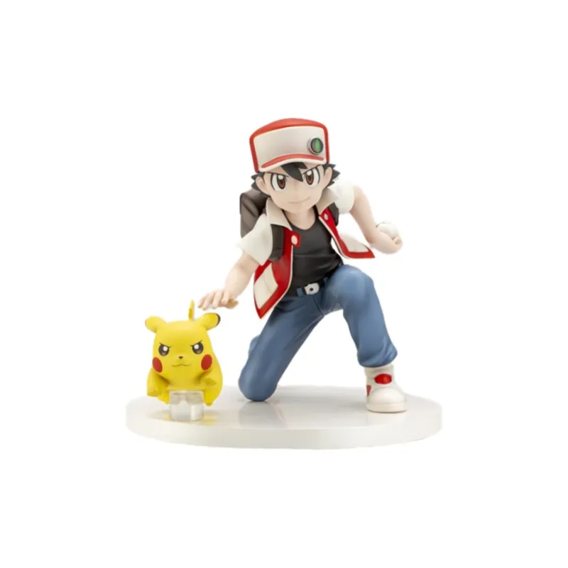 SHOUWU Pikachu Suito Artfx J Pokémon Red+11.5cm Scale Figures-3