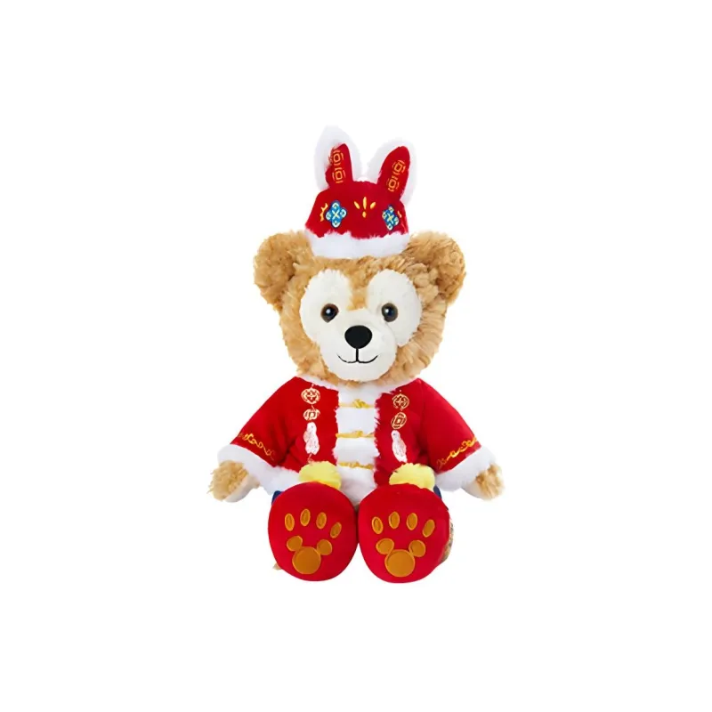 Disney 2023 Duffy And Friends New Year Duffy Plush Toy Dolls Plush Doll 19cm Height Shanghai Disney-0