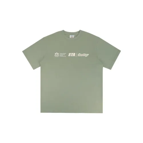 Snowday T-Shirts Unisex Gray Green