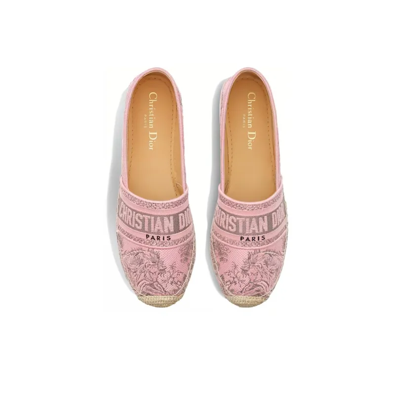 DIOR Granville Casual Single Shoes Women's Pink-4