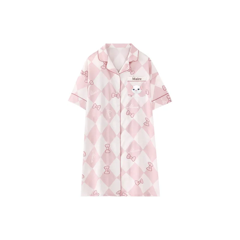 Han Ziduo Nightgown Women's Pink-0