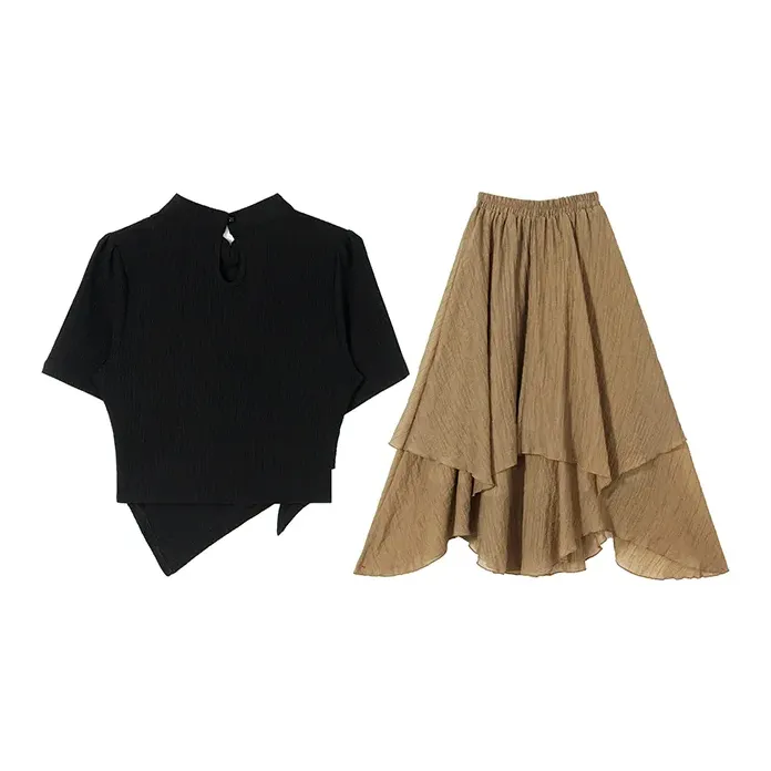 Pa33word Two Piece Skirt Sets Women's-8