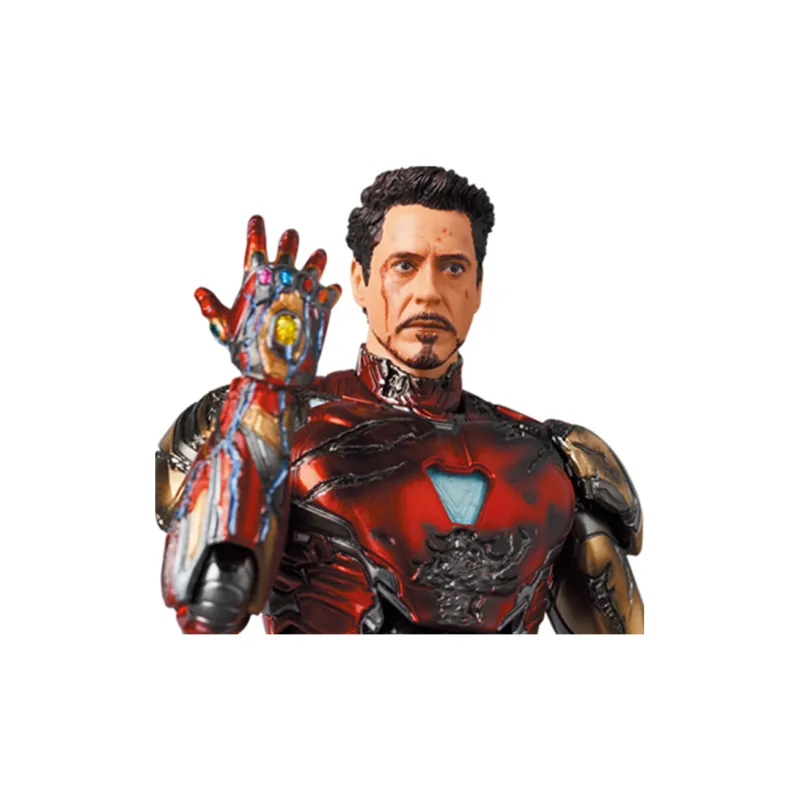 Medicom Toy Iron Man MAFEX No. 195 Mark 85 Battle Damage Version Action Figures 16cm-1