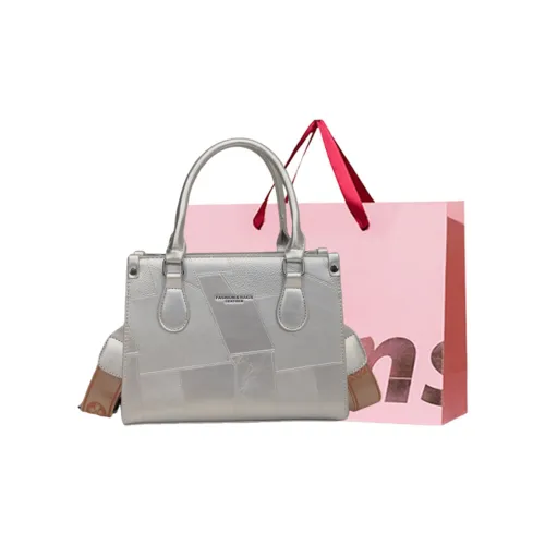 WHEELY BABY+ PU One Shoulder Handbags Regular Women's Ecru/Silver/Black