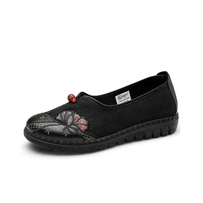 Strongman 3515 Women's Casual Shoes Black Red-1