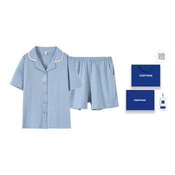 Floating Light Islands Pajama Set Men's Box Azure
