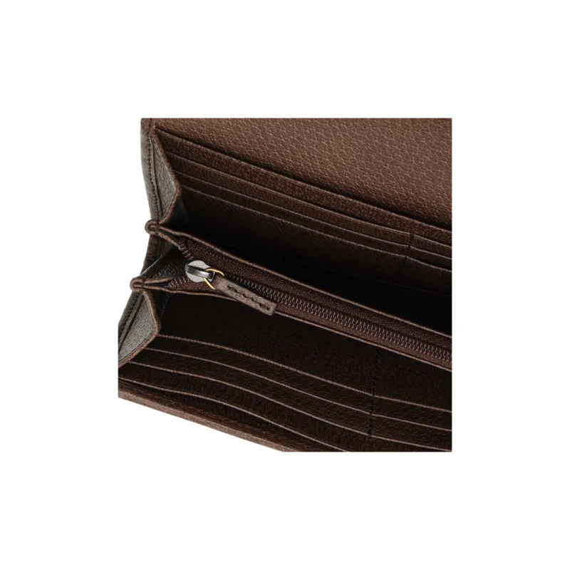 GUCCI Ophidia Canvas With Leather Canvas Bag Wallet Regular Unisex Beige Brown-9