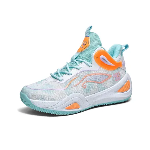 Black tailed Deer Cushioning, Slip Resistant, Abrasion Resistant, Breathable Mid Top Basketball Shoes Unisex