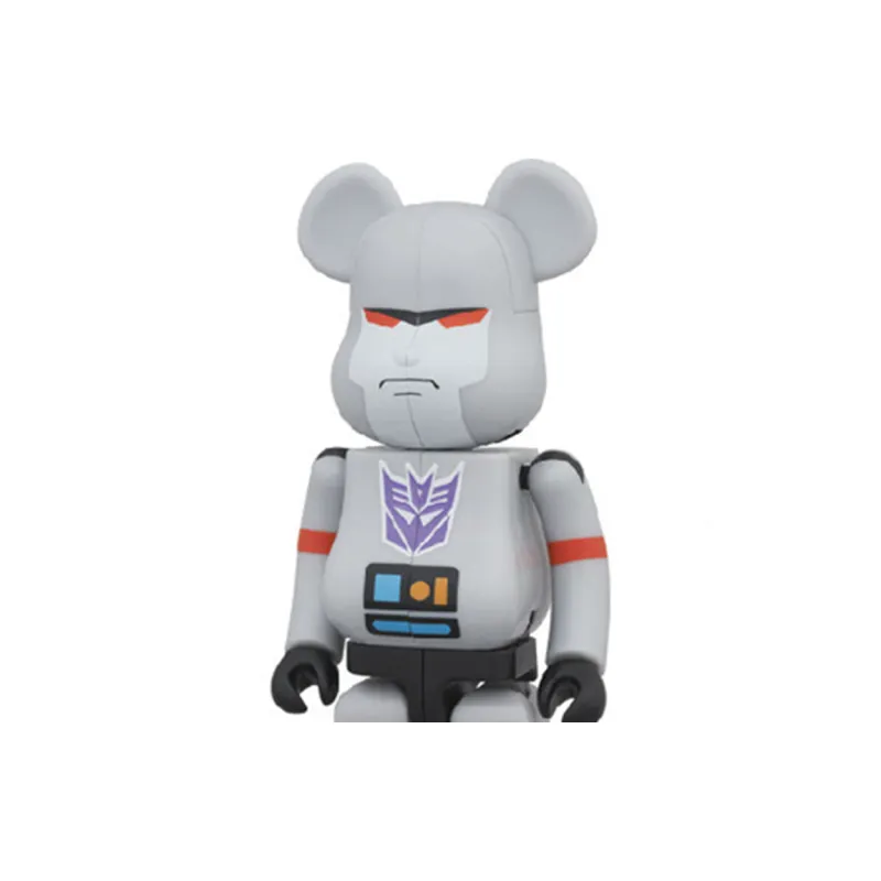 Bearbrick X Transformers Megatron Grey-1