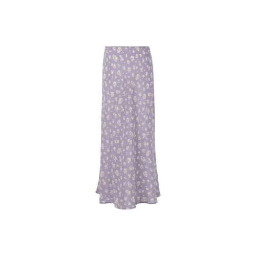 Rixo Casual Long Skirts Women's Purple