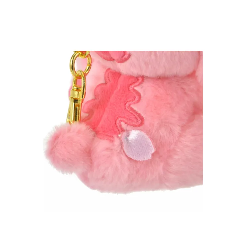 Disney Stitch Cherry Blossom Doll Keychain Dolls Plush Pendant 12cm High-7