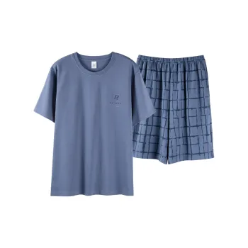 MIIOW Pajama Set Men's Navy Blue