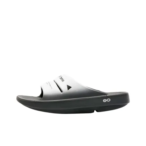 And Wander Slide Slippers Men Black