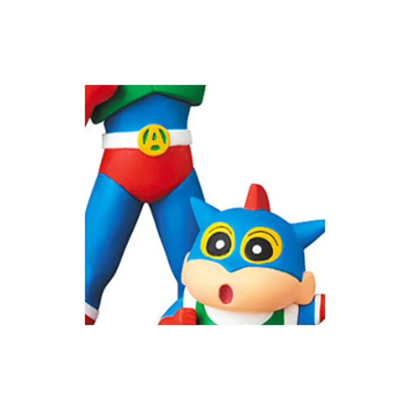 Medicom Toy Action Kamen Masked Superman Crayon Shin Chan Scale Figures-3